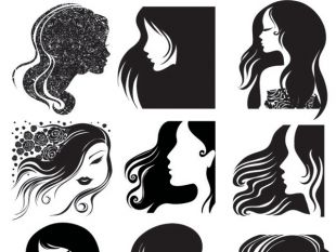 Woman Hair Vector Silhouette Free Vectors Ui Download 310x233 Woman Hair Vector Silhouette Free Vectors Ui Download