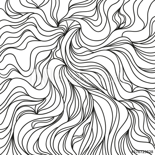 Hair Texture Monochrome Wave Pattern Background Hand Drawn 500x500 Hair Texture Monochrome Wave Pattern Background Hand Drawn