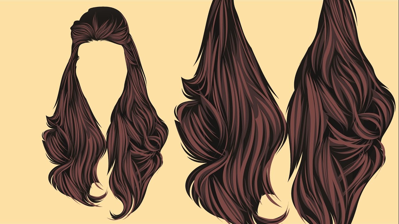 Vector Hair Adobe Illustrator 1280x720 Vector Hair Adobe Illustrator