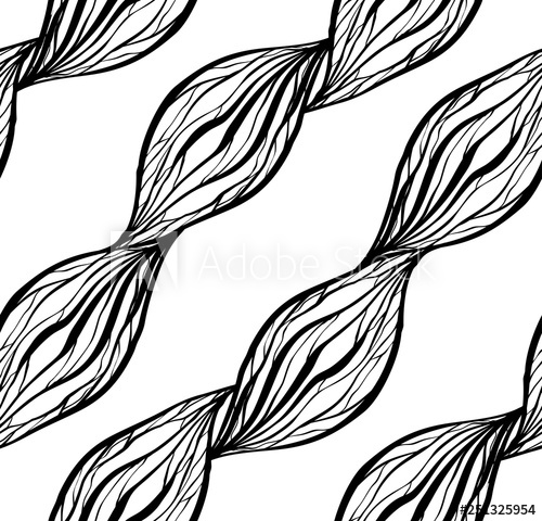Black White Texture With Wavy Hair Lines Diagonal Braids 500x480 Black White Texture With Wavy Hair Lines Diagonal Braids