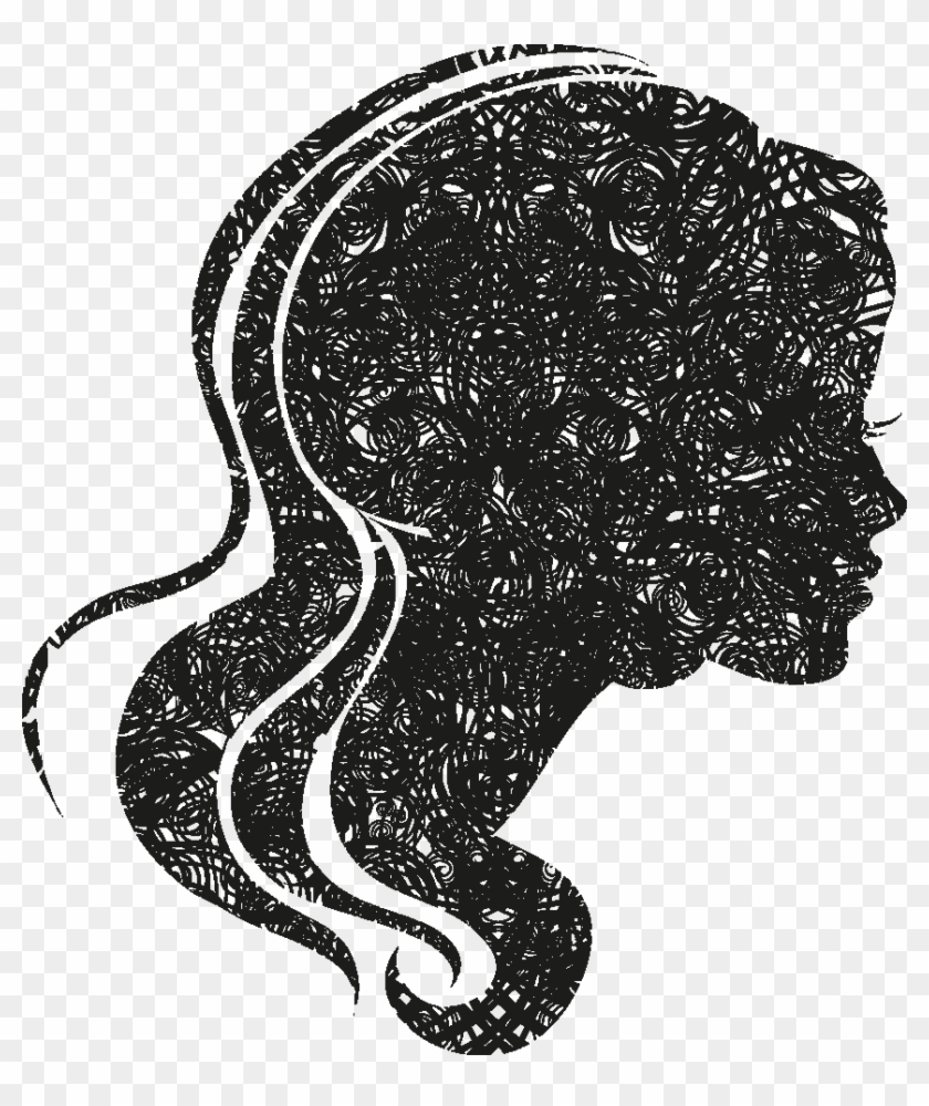 840x1000 Female Head Silhouettes Png