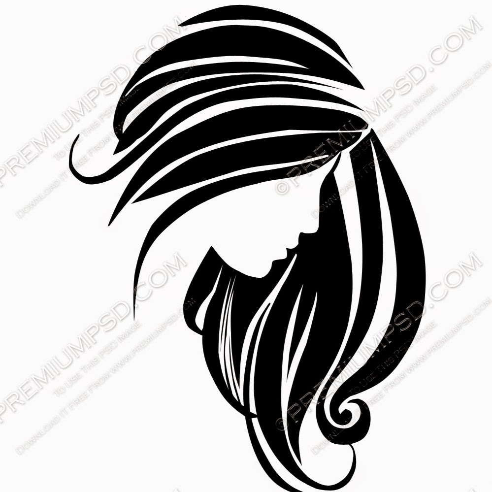 999x999 Black Hair Vector Art Images Black Curly Hair Vector