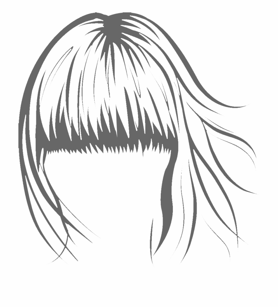 920x1014 Royalty Free Download Bangs Drawing Hairstyle