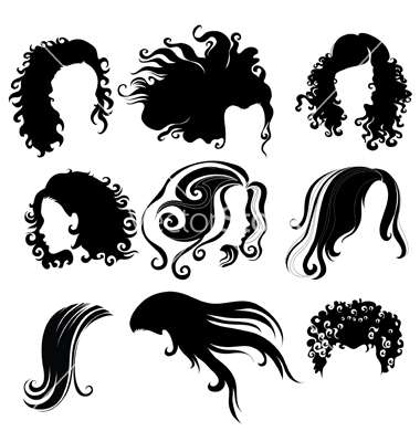 380x400 Hair Vector Art Images