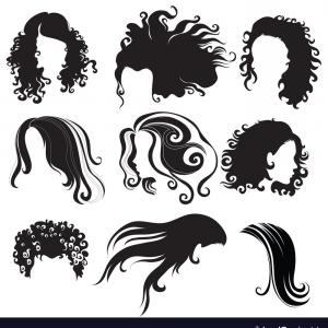 300x300 Best Free Vector Girl Hair Vector Photos Wallkeeper