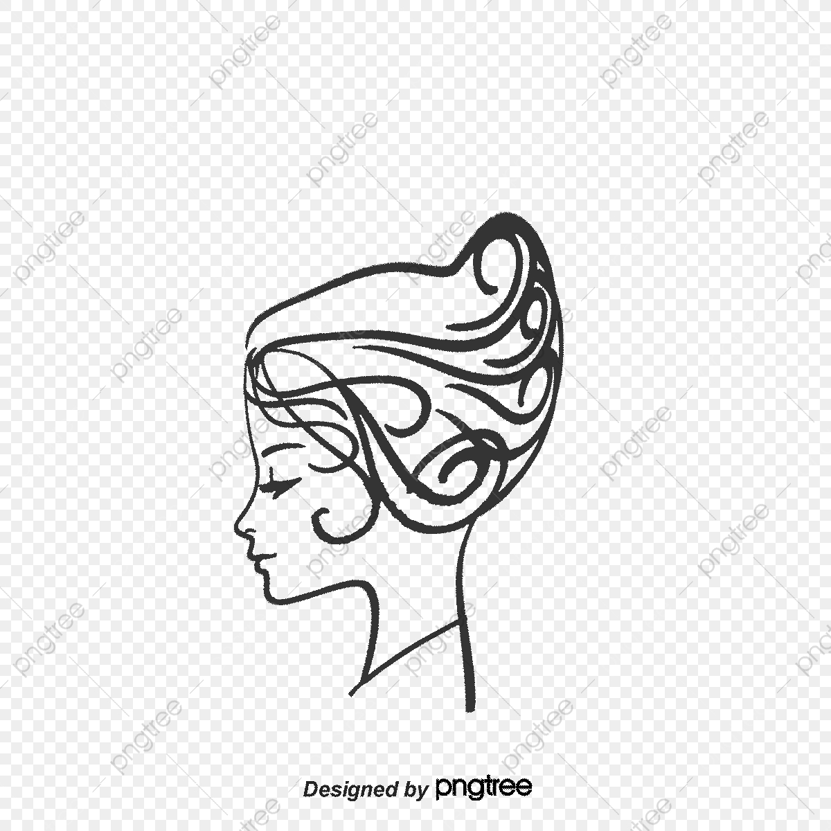 Vector Beautiful Ladies Hair Side, Hair Vector, Beauty Vector 1200x1200 Vector Beautiful Ladies Hair Side, Hair Vector, Beauty Vector
