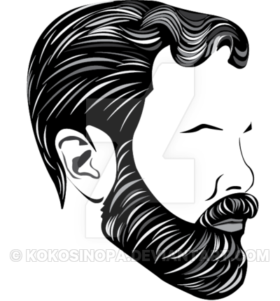 400x430 Men Hair Vector
