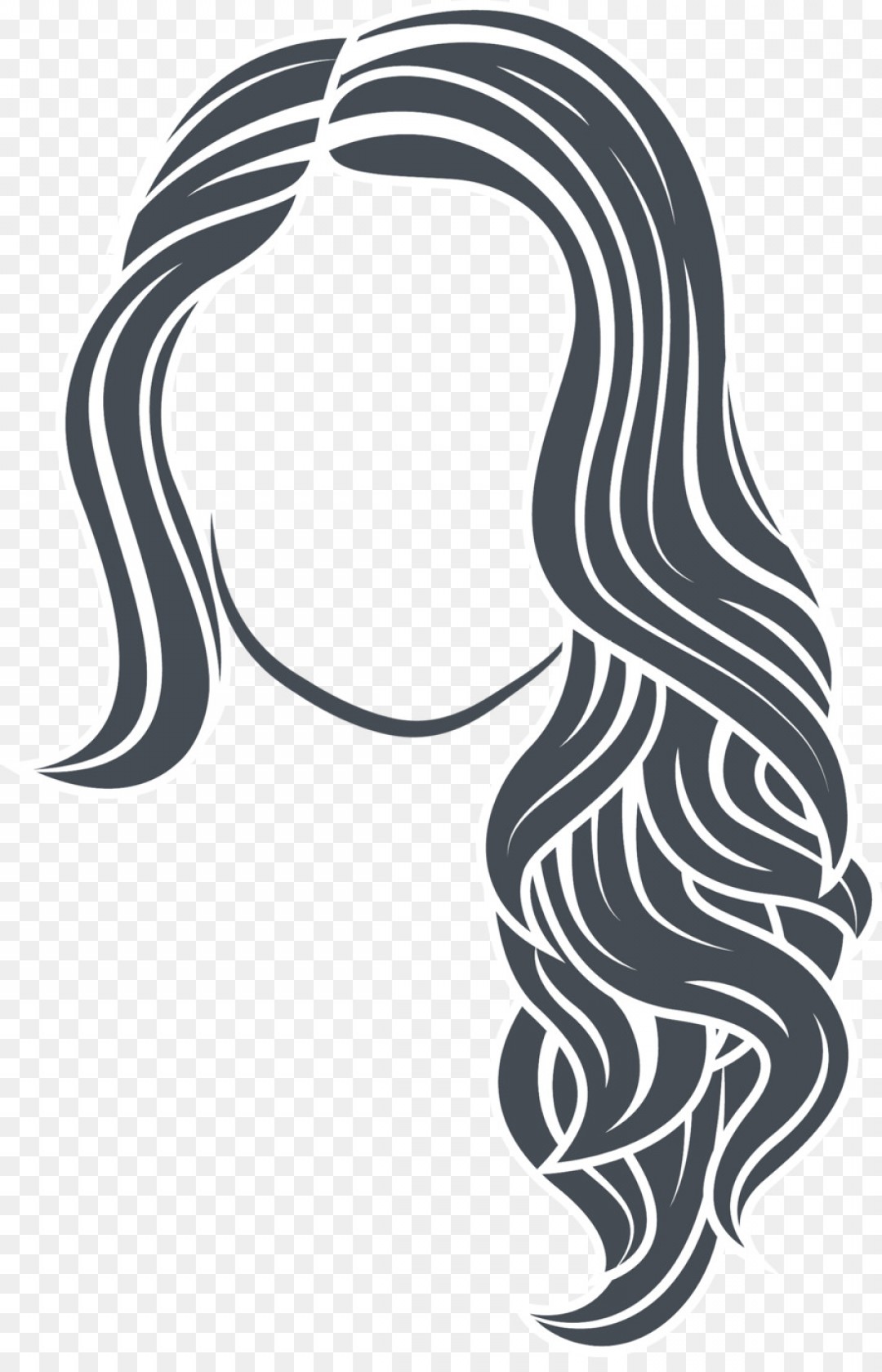 1080x1680 Png Hairdresser Euclidean Vector Long Hair Modern Simp Soidergi