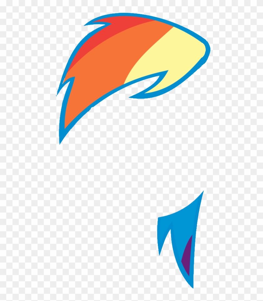 840x963 Rainbowdash Hair Vector