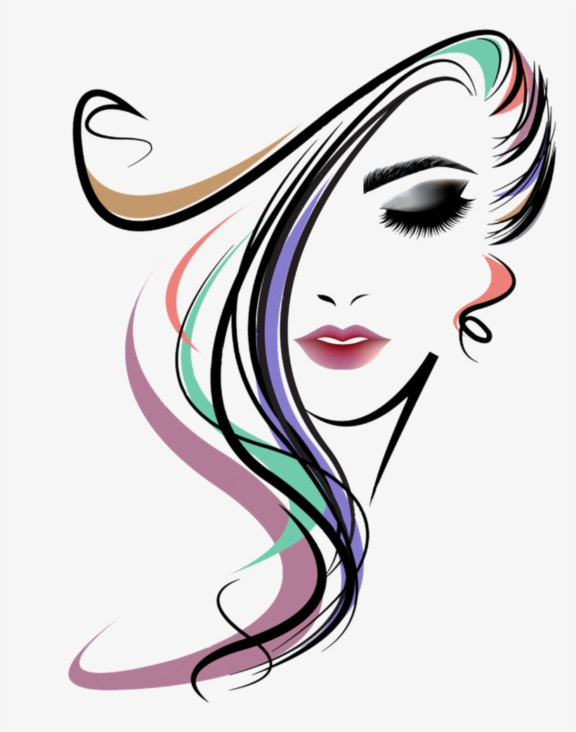 820x1041 Vector Women Long Hair Style