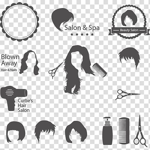 500x500 Beauty Parlour Hairdresser Hairstyle Hair Transparent Background