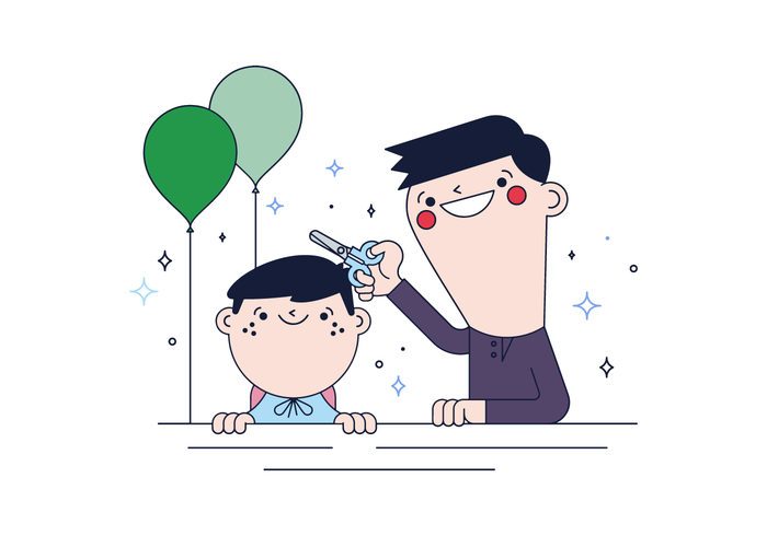 Free Kid Haircut Vector 700x490 Free Kid Haircut Vector