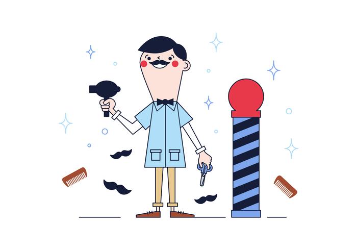700x490 Hairdresser Vector