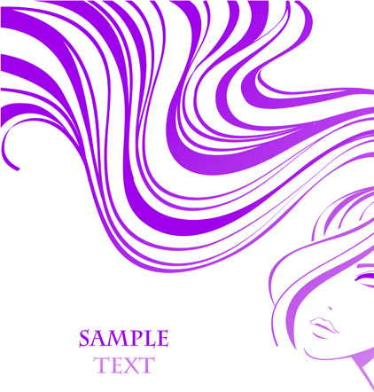 422x442 Hairdresser And Beauty Salon Theme Vector Background Free Vector