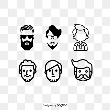 360x360 Hairstyle Vector Png, Vector, And Clipart With Transparent