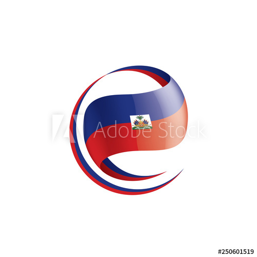 500x500 Haiti Flag, Vector Illustration On A White Background