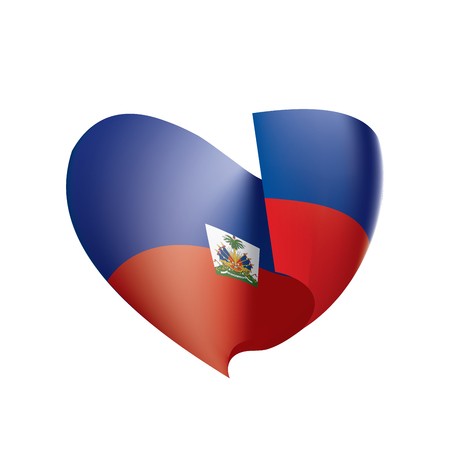 450x450 Haiti Flag, Vector Illustration On A White Background Royalty