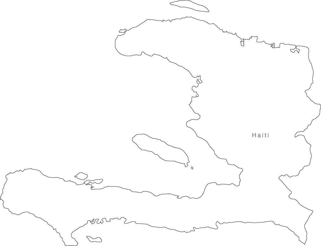 Haiti Map Vector