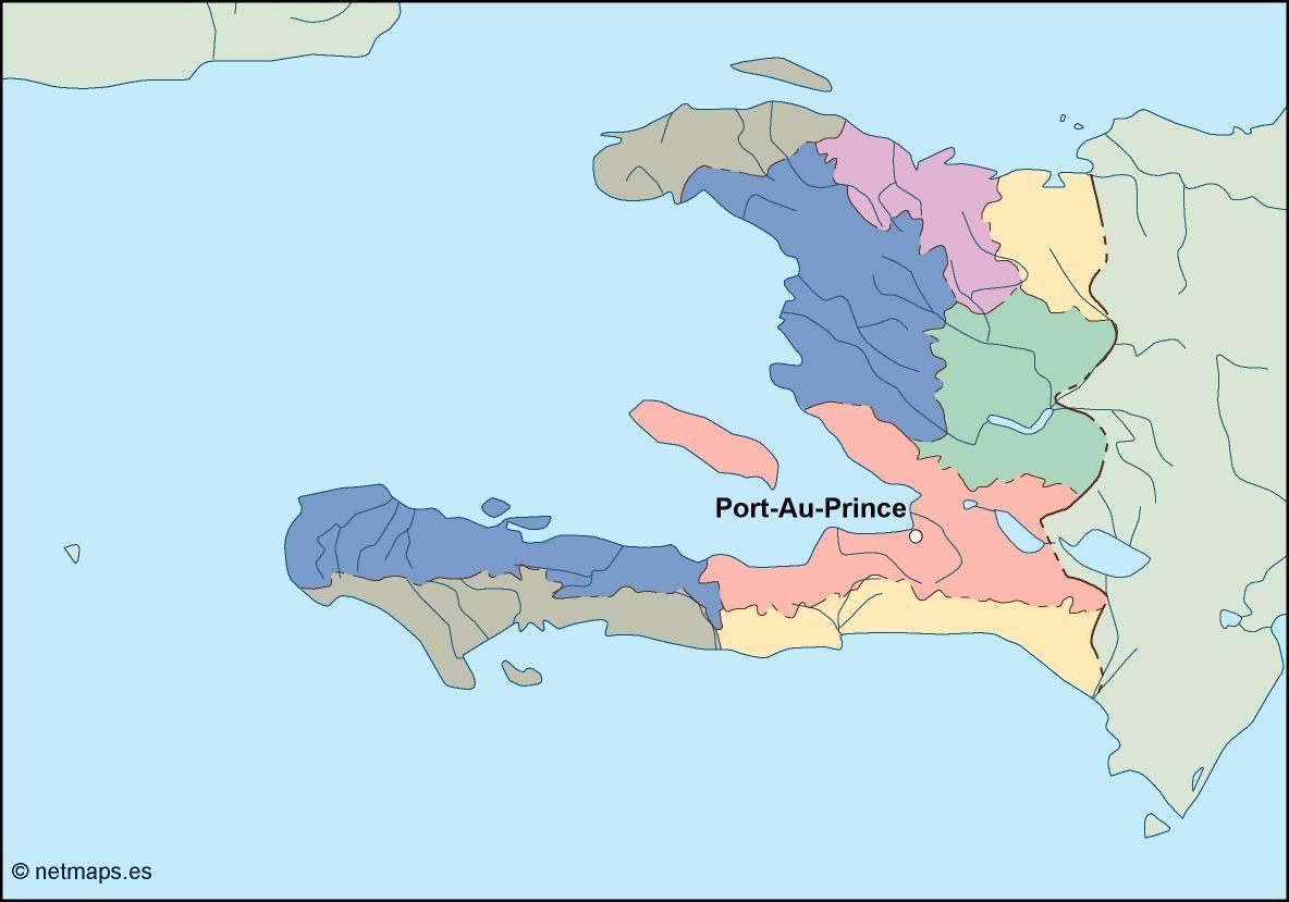 1184x829 Haiti Vector Map Illustrator Map Digital Maps Netmaps Uk