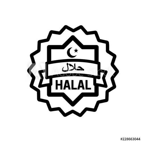 500x500 Halal Vector Icon