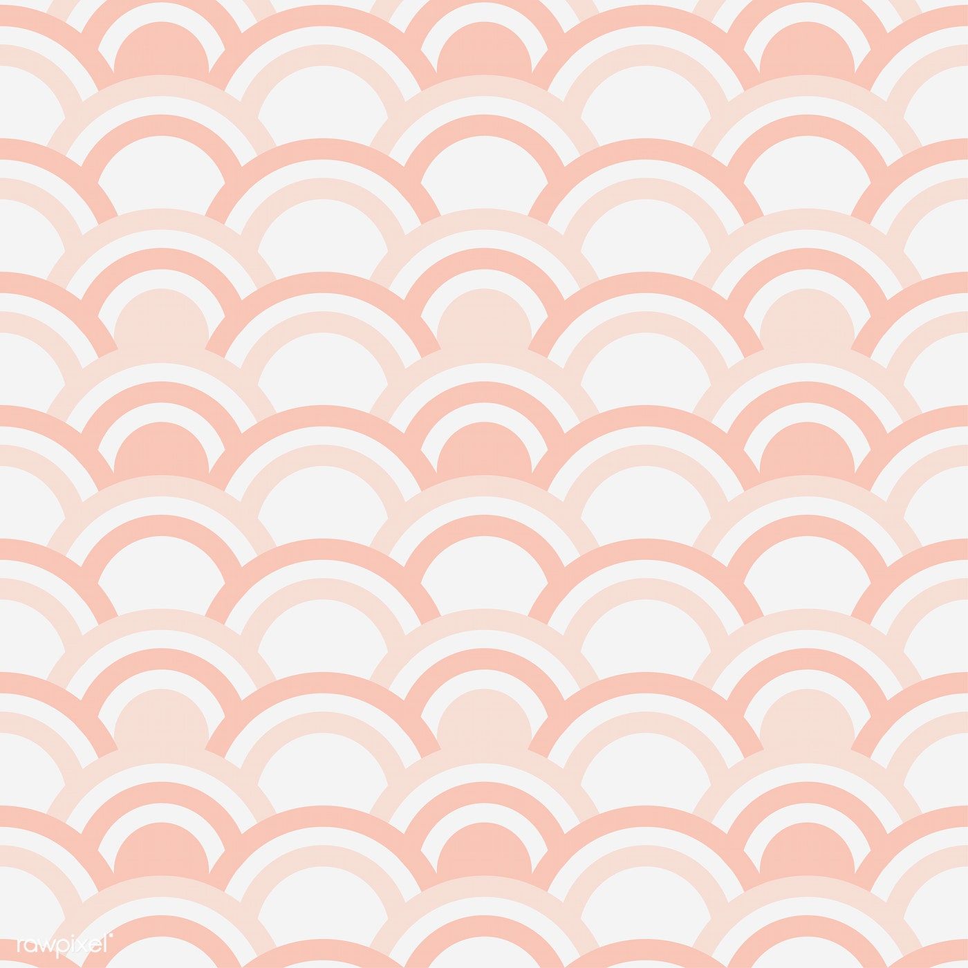 Seamless Pattern Of Half Circles Free Image 1400x1400 Seamless Pattern Of Half Circles Free Image