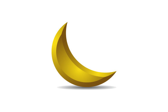 Half Moon Vector Illustration Graphic 580x386 Half Moon Vector Illustration Graphic