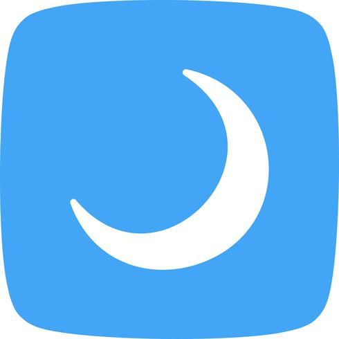 Crescent Moon Vector Icon 490x490 Crescent Moon Vector Icon