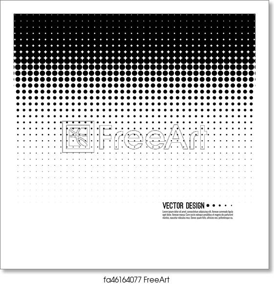 561x581 Free Art Print Of Halftone Pattern Vector Abstract Halftone