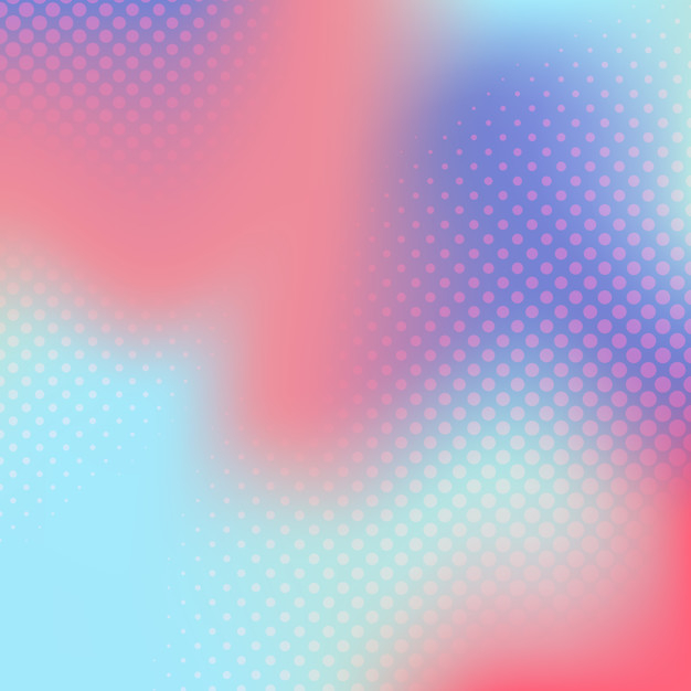 626x626 Multicolor Gradient Halftone Background Vector