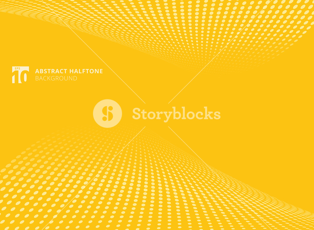 1000x733 Abstract Pattern Dots Yellow Color Halftone Perspective Background