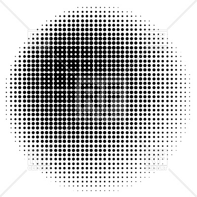 400x400 Halftone Circle Vector Image Of Backgrounds, Textures, Abstract