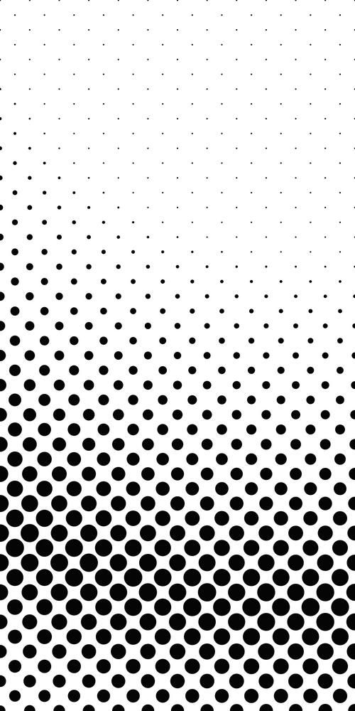 500x1000 Retro Halftone Dot Pattern Background