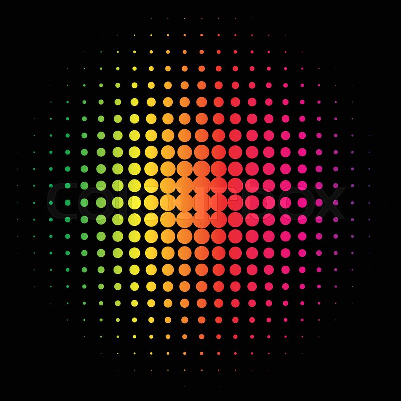 Colorful Rainbow Circle In Halftone, Stock Vector Colourbox 800x800 Colorful Rainbow Circle In Halftone, Stock Vector Colourbox