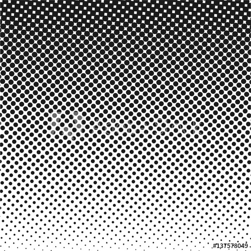 Stock Vector Halftone Dots Pattern Black Dots On White Background 500x500 Stock Vector Halftone Dots Pattern Black Dots On White Background