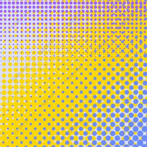 300x300 Halftone Yellow Pattern With Dots Vector Clipart Hoodamathrun