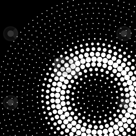 450x450 Halftone Dots Stock Vector