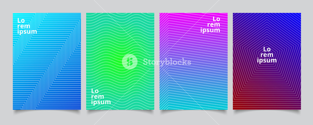 Set Template Minimal Covers Design, Gradient Colorful Halftone 1000x400 Set Template Minimal Covers Design, Gradient Colorful Halftone