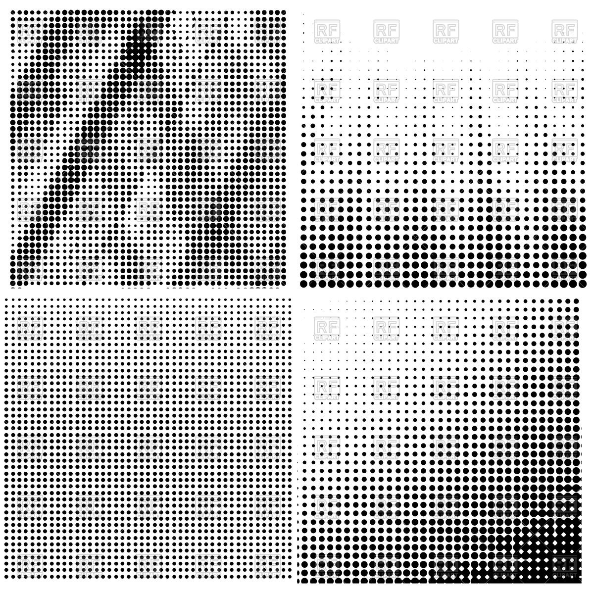 Halftone Pattern Vector at Vectorified.com | Collection of Halftone ...