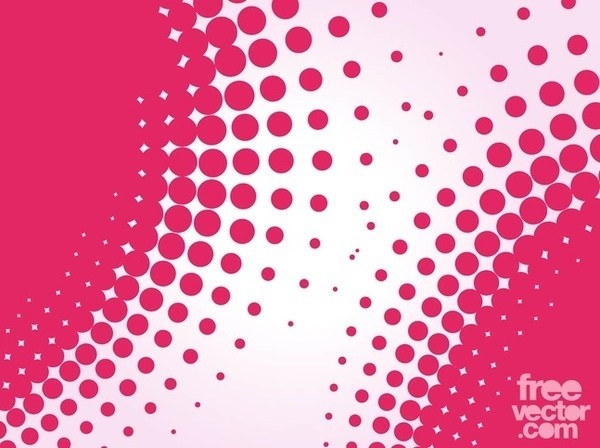 600x448 Abstract Halftone Patterns Free Vector