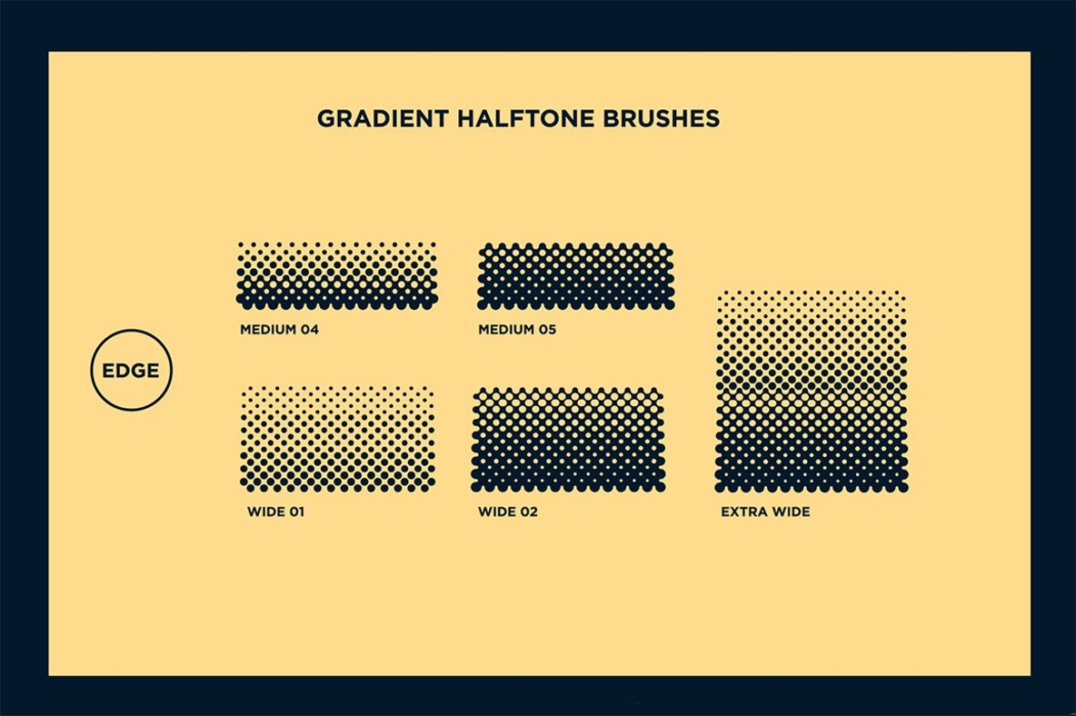 1184x788 Black Magic Halftones Vector Halftone Pattern Brushes