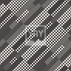 300x300 Modern Stylish Halftone Texture With Random Size Squares Vector