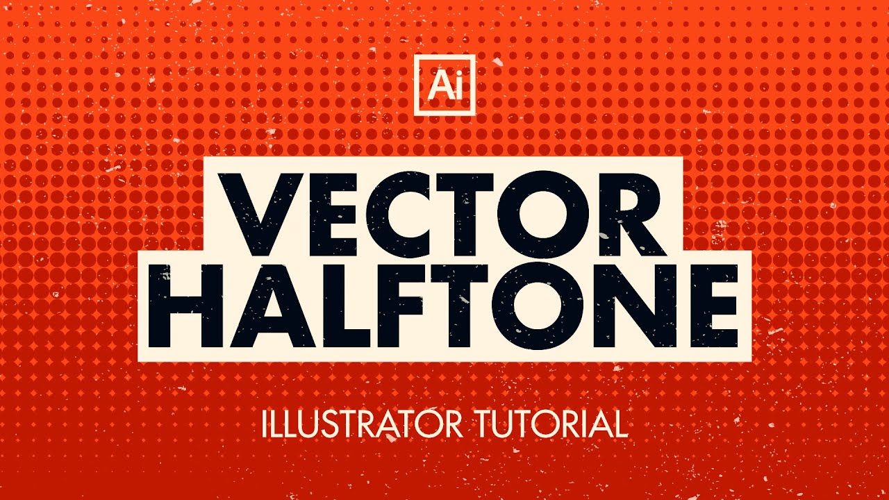 1280x720 Vector Halftone Tutorial Adobe Illustrator