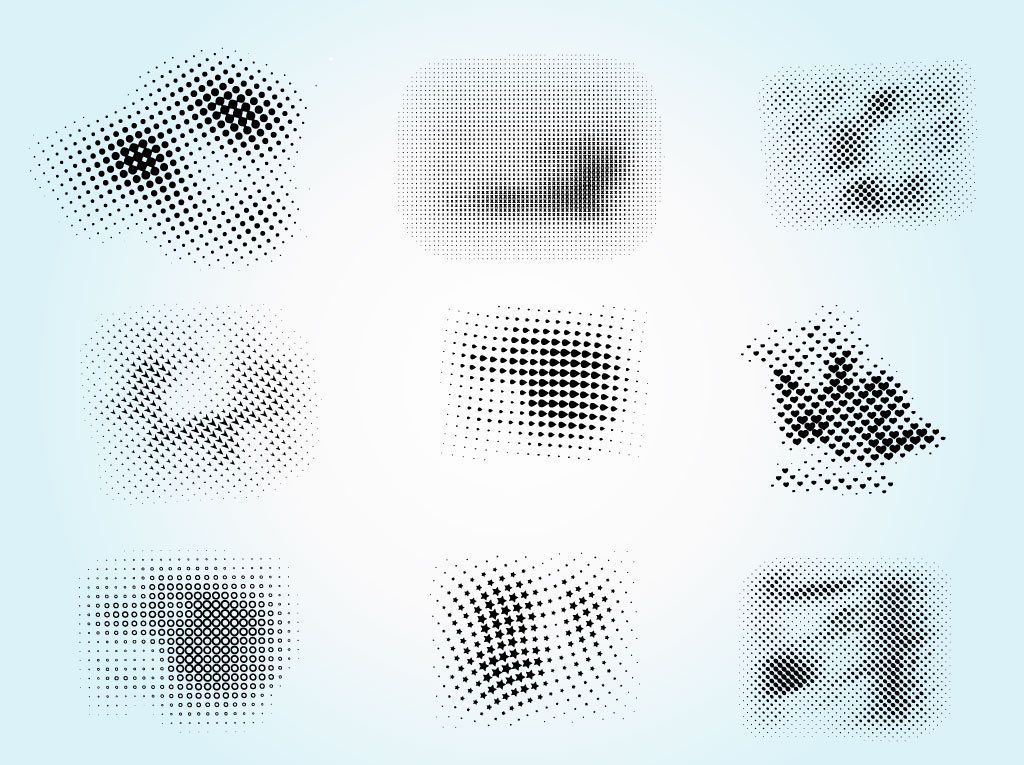 Halftone Brush Vectors Vector Art Graphics 1024x765 Halftone Brush Vectors Vector Art Graphics
