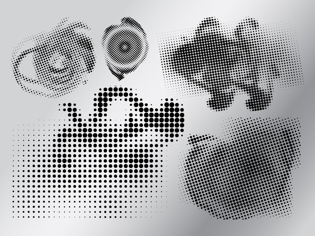 Halftone Vectors 1024x768 Halftone Vectors