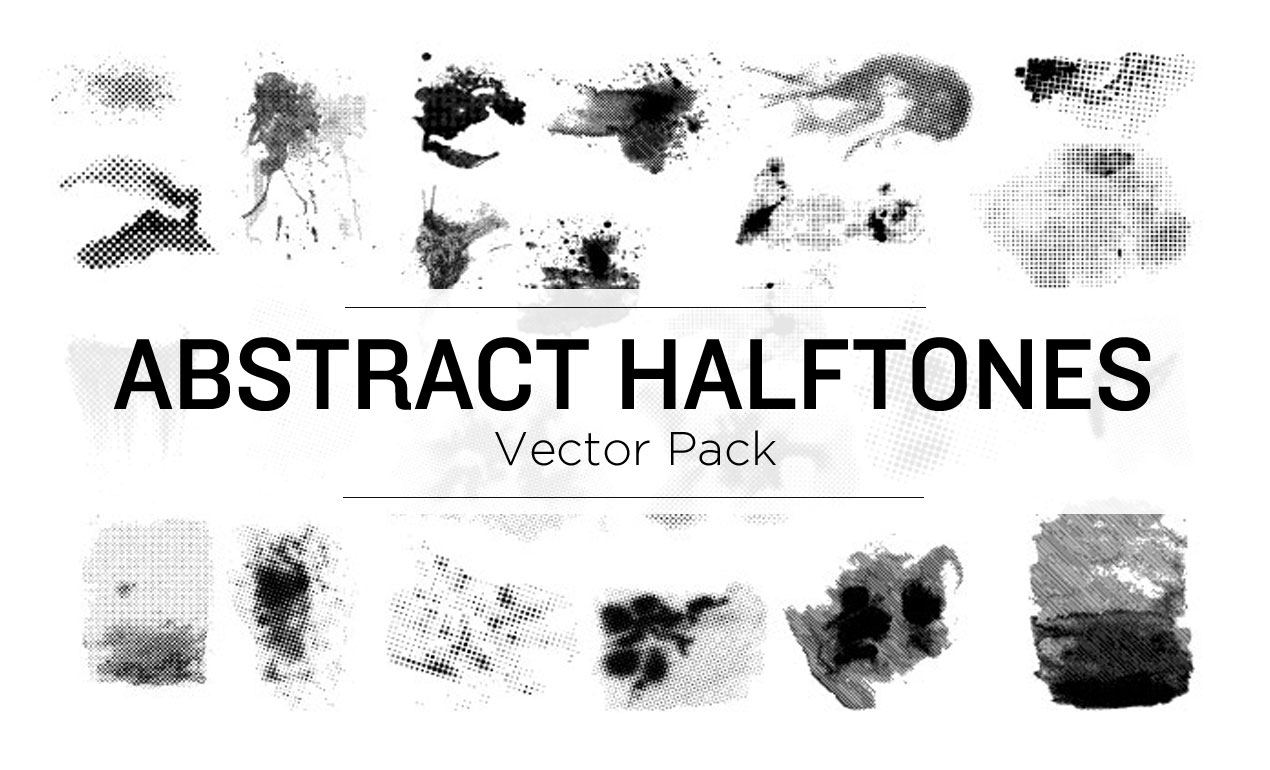 1270x770 Abstract Halftones Vector Pack
