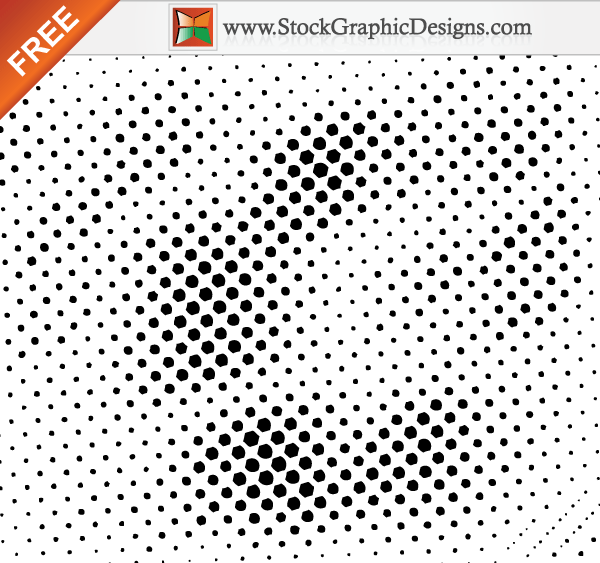 600x563 Free Halftone Vector Design Elements