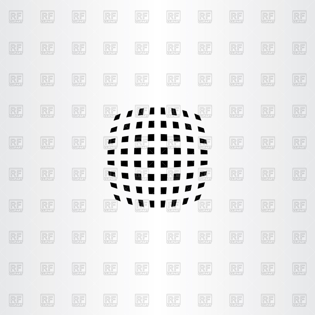 1200x1200 Black Curved Square With Halftone Vector Image Of Backgrounds
