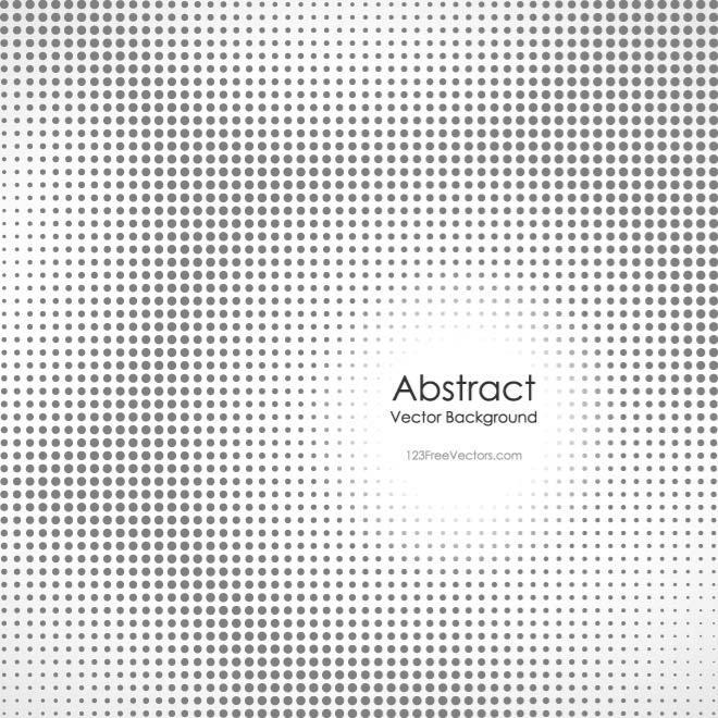 660x660 Grey Halftone Vector Background