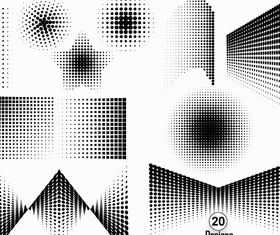 280x235 Halftone Vector