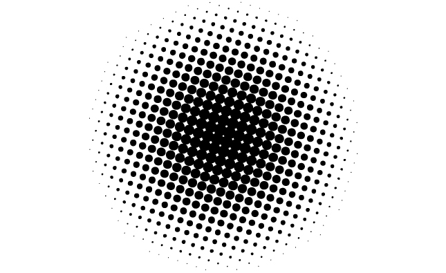 Halftone Vector Illustrator